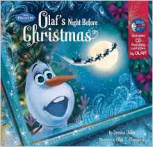 Frozen Olaf's Night Before Christmas Book & CD