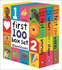 First 100 Slipcase (3 small board books without padded cover)