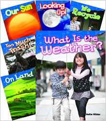 Let's Explore Earth & Space Science Grades K-1, 10-Book Set (Informational Text: Exploring Science) (Teacher Created Materials Library)