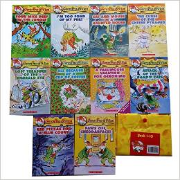 Geronimo Stilton 10th Anniversary 10-Book Set 1:(TITLES #1-#10) 老鼠記者10周年紀(jì)念套裝1(#1-#10) ISBN9555717700121