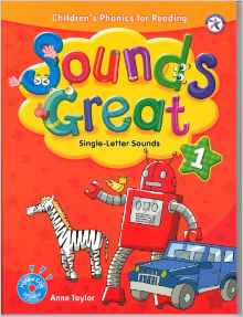 Sounds Great 1, Children's Phonics for Reading - Single-Letter Sounds (with 2 Hybrid CDs)