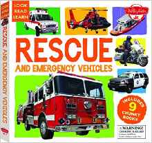 Rescue and Emergency Vehicles: Includes 9 Chunky Books (Look, Read, Learn)