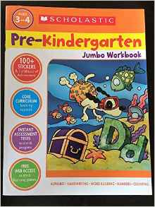 Scholastic Pre-Kindergarten Jumbo Workbook