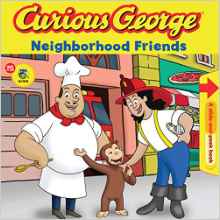 Curious George Neighborhood Friends (CGTV Pull Tab Board Book)