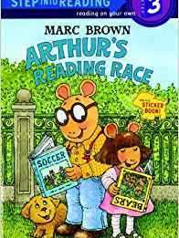 Arthur's Reading Race (Turtleback School & Library Binding Edition) (Step Into Reading Sticker Books)