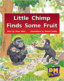 Little Chimp Finds Some Fruit PM Gems Blue Levels 9,10,11