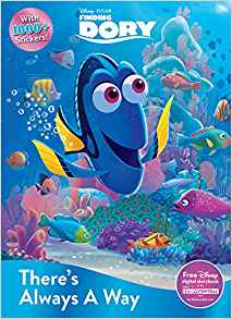 Disney Pixar Finding Dory There's Always A Way  (Sticker Treasury & Coloring)