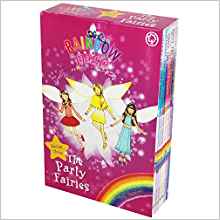 Rainbow Magic Series 3 The Party Fairies Collection 7 Books Box Set (Book 15-21)