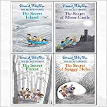 Enid Blyton Secret Stories Collection 4 Books Bundle (The Secret Island,The Secret of Spiggy Holes,The Secret Forest,The Secret of Moon Castle)