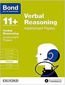 Bond 11+: Verbal Reasoning: Assessment Papers(7-8years)