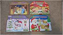 Christmas Pop Up Book Lot of 4 Jesus & the Lamb The Perfect Christmas Tree Christmas Treats Santa's Mailbox