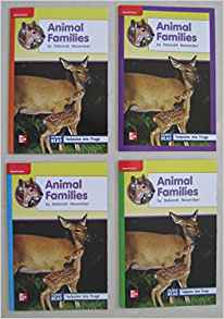 Animal Families Selection from McGraw-Hill Education Leveled Readers Grade 2 Beyond