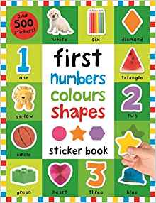 First 100 Stickers: Numbers Colours Shapes