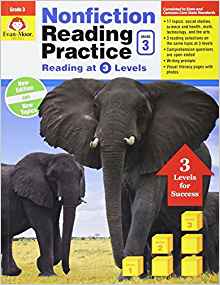 Nonfiction Reading Practice, Grade 3