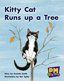 Kitty Cat Runs up a Tree