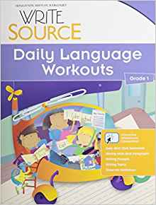 Write Source: Daily Language Workouts Grade 1