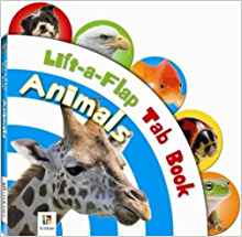 Lift-A-Flap Tab Board Books: Animals