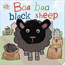 Little Learners Baa Baa Black Sheep Finger Puppet Book