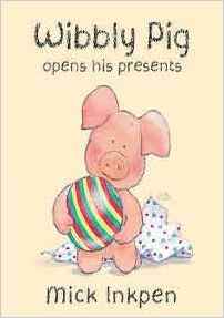 Wibbly Pig opens his presents