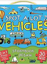 Spot A Lot Vehicles Book and Jigsaw Pack