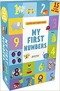 My First Numbers: 15 Mini Board Book Box Set (Clever Mini Board Books)