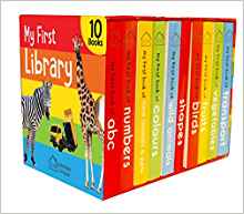 My First Library : Boxset of 10 Board Books for Kids