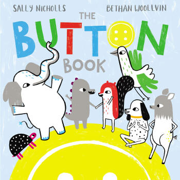 英文原版 按鈕書 The Button Book 幽默 兒童互動故事書