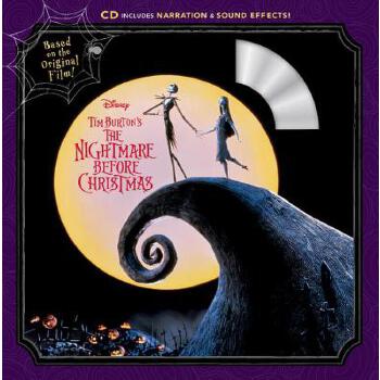 Tim Burton's The Nightmare Before Christmas Book & CD