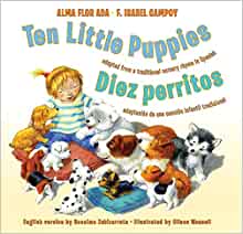 Ten Little Puppies/Diez perritos: Bilingual Spanish-English Children's book