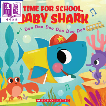 Time for School Baby Shark 鯊魚寶寶上學咯 韻律啟蒙平裝 英文原版3-6歲