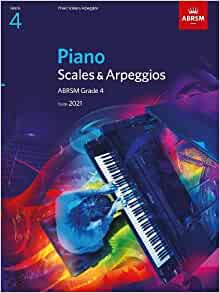 Piano Scales & Arpeggios from 2021 - Grade 4