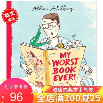 My Worst Book Ever!我蕞差的一本書 英文原版兒童畫畫藝術益智英語繪本