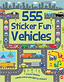 555 Sticker Fun Vehicles