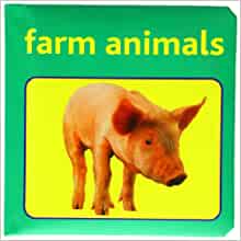 Padded Board Bk Farm Animals