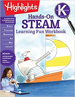 Kindergarten Hands-On STEAM Learning Fun Workbook (Highlights Learning Fun Workbooks)