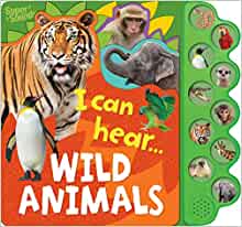 10-Button Super Sound Books - I Can Hear Wild Animals