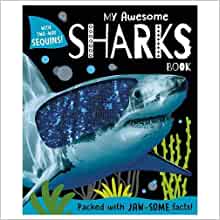 My Awesome Sharks Book with Sequin Cover