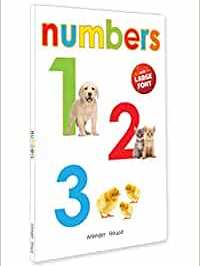Numbers - Early Learning Board Book With Large Font : Big Board Books Series