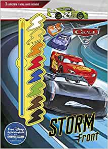 Disney Pixar Cars 3 Storm Front: 3 Collectible Trading Cards Included (Deluxe Paint Palette)