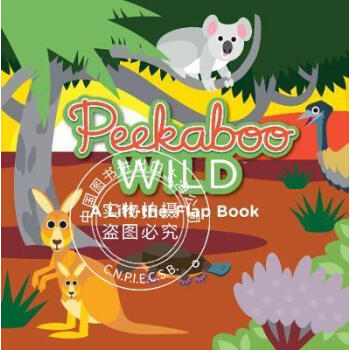 現(xiàn)貨 躲貓貓 英文原版 PEEKABOO WILD 兒童繪本 板紙書