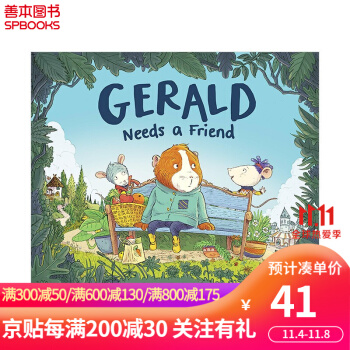 杰拉爾德需要一個朋友Gerald Needs a Friend 3-6歲兒童趣味英語啟蒙閱讀故事