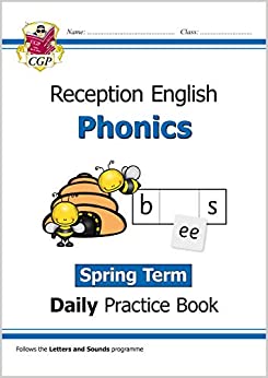 New Phonics Daily Practice Book: Reception - Spring Term: perfect for catch-up and learning at home (CGP Primary Phonics)