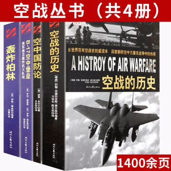 空战丛书共4册空战的历史+空中国防论+轰炸柏林+B-17空中堡垒美军第95轰炸机大队传西线空战史书籍