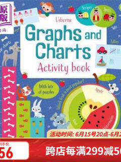 Graphs and Charts Activity Book 尤斯伯恩系列: 图表练习书 英文原版 进口原版 3岁到7岁 数学活动书 Darran Stobbart