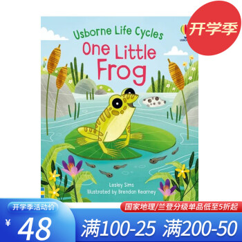 Usborne Life Cycles: One Little Frog 紙板書尤斯伯恩