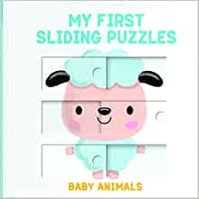 My First Sliding Puzzles Baby Animals [Board book]