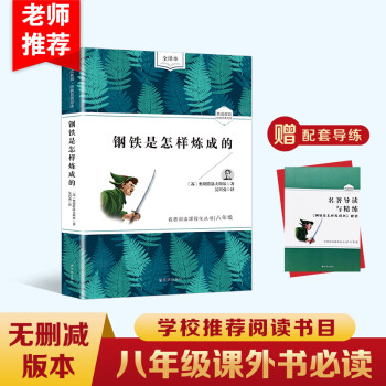 【新華網(wǎng)】鋼鐵是怎樣煉成的 名著閱讀 名著閱讀導學導練 語文名著閱讀 課外書 課外