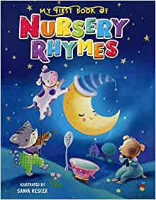 My First Book of Nursery Rhymes - Children's Padded Board Book - Classics