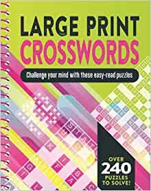 Large Print Crosswords (Large Print Puzzles 3)