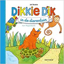 Dikkie Dik in de dierentuin: Een flapjesboek (Dutch Edition)